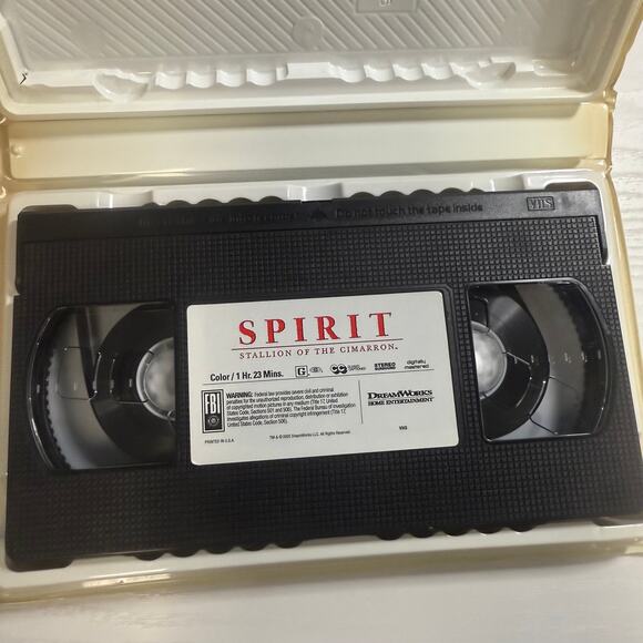 Spirit: Stallion of the Cimarron VHS (2002) Clamshell – Tested & Working - Picture 3 of 3
